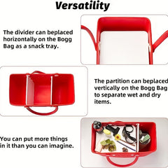 Bag Divider Tray Plastic Beach Bag Accessories
