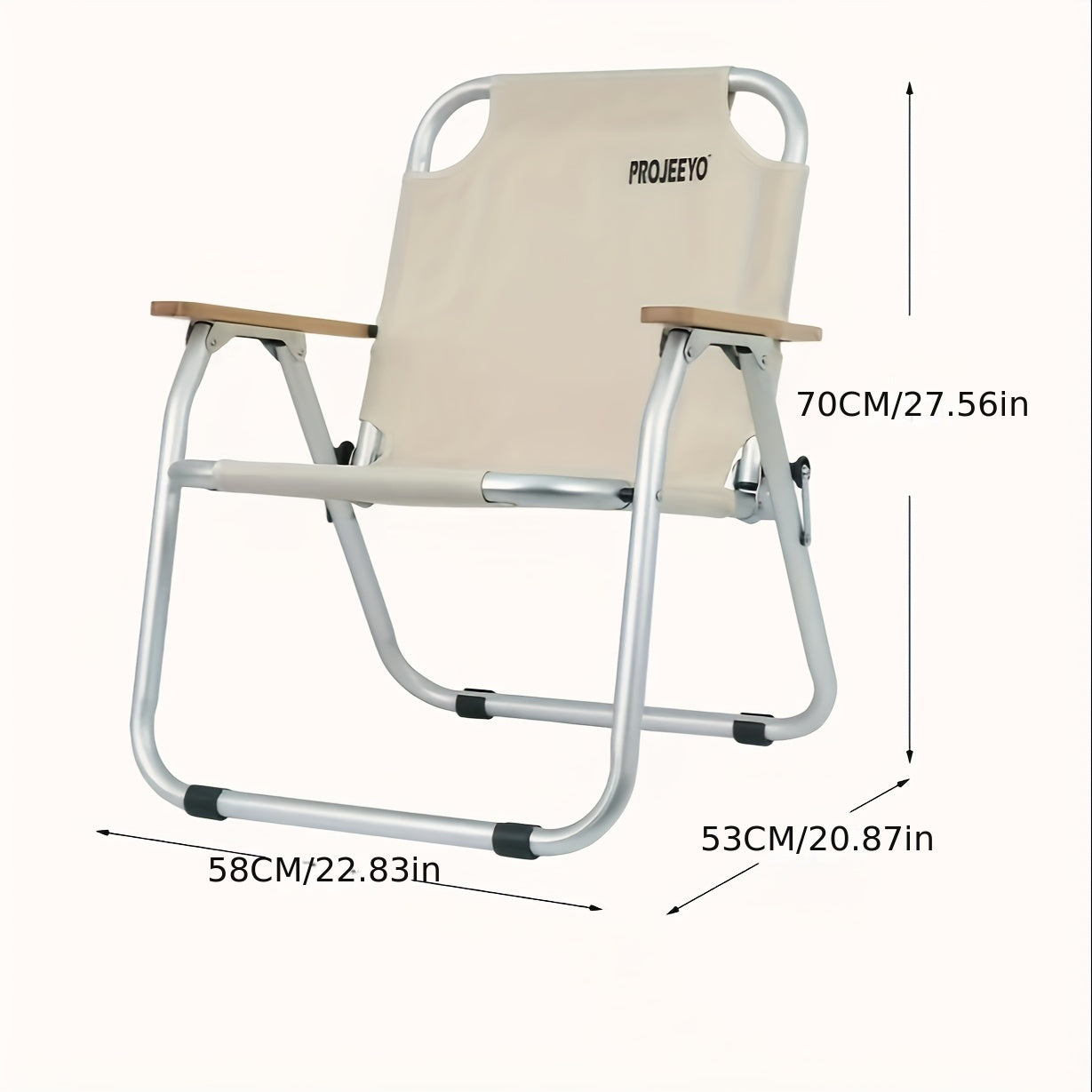 Aluminum Folding Chair Outdoor Camping Beach Chair with Gift Storage Bag