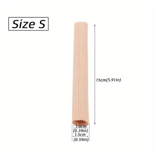 Fabric Gel Toe Tubes - Toe Cushion for Corns, Blisters - Long