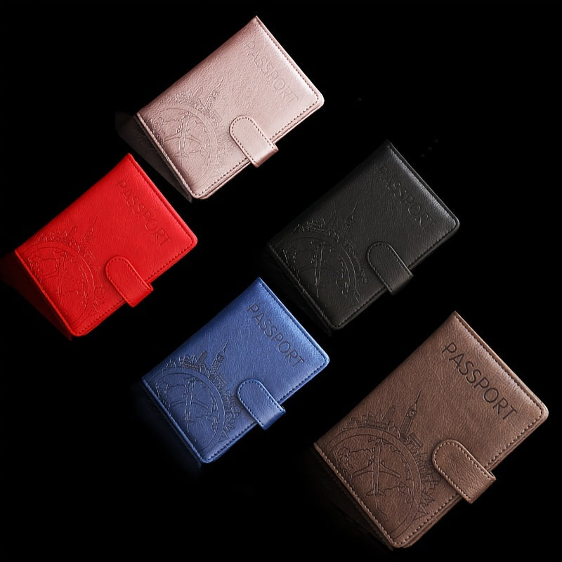 Buckle Style Passport Holder Travel Bag