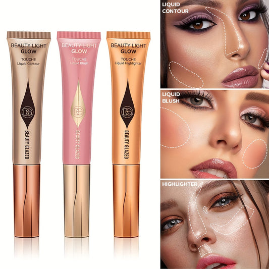 4-In-1 Makeup Pen: Shimmer, Glitter, Brightening, Contouring