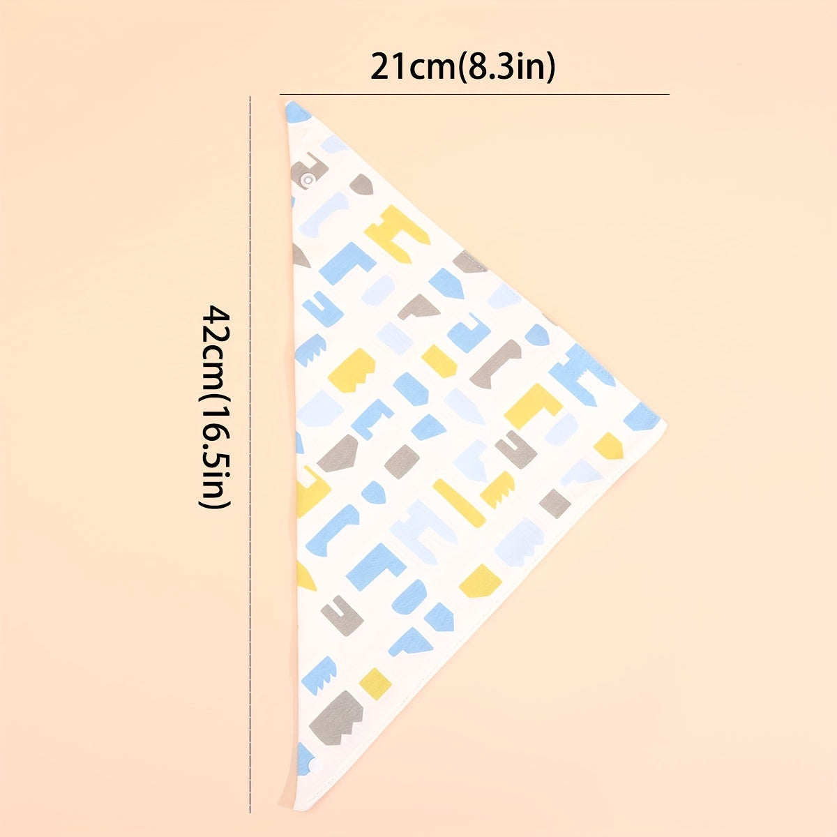 3pcs Baby Bibs Cotton Drooling Scarf Burp Cloths Bandana Bibs