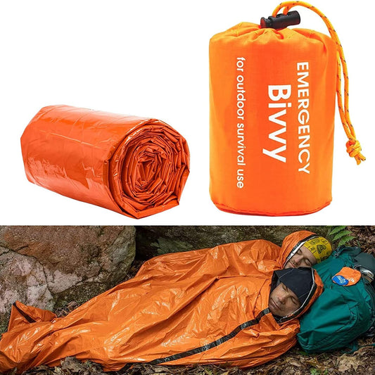 Emergency Sleeping Bag Survival Bivy Sack Outdoor Camping Gear
