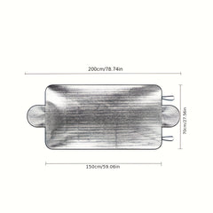 Car Glass Snow Shield Sun Visor Windshield Protector