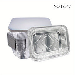 20pcs Disposable Foil Baking Trays for Cakes Brownies Breads Meatloaf Lasagna