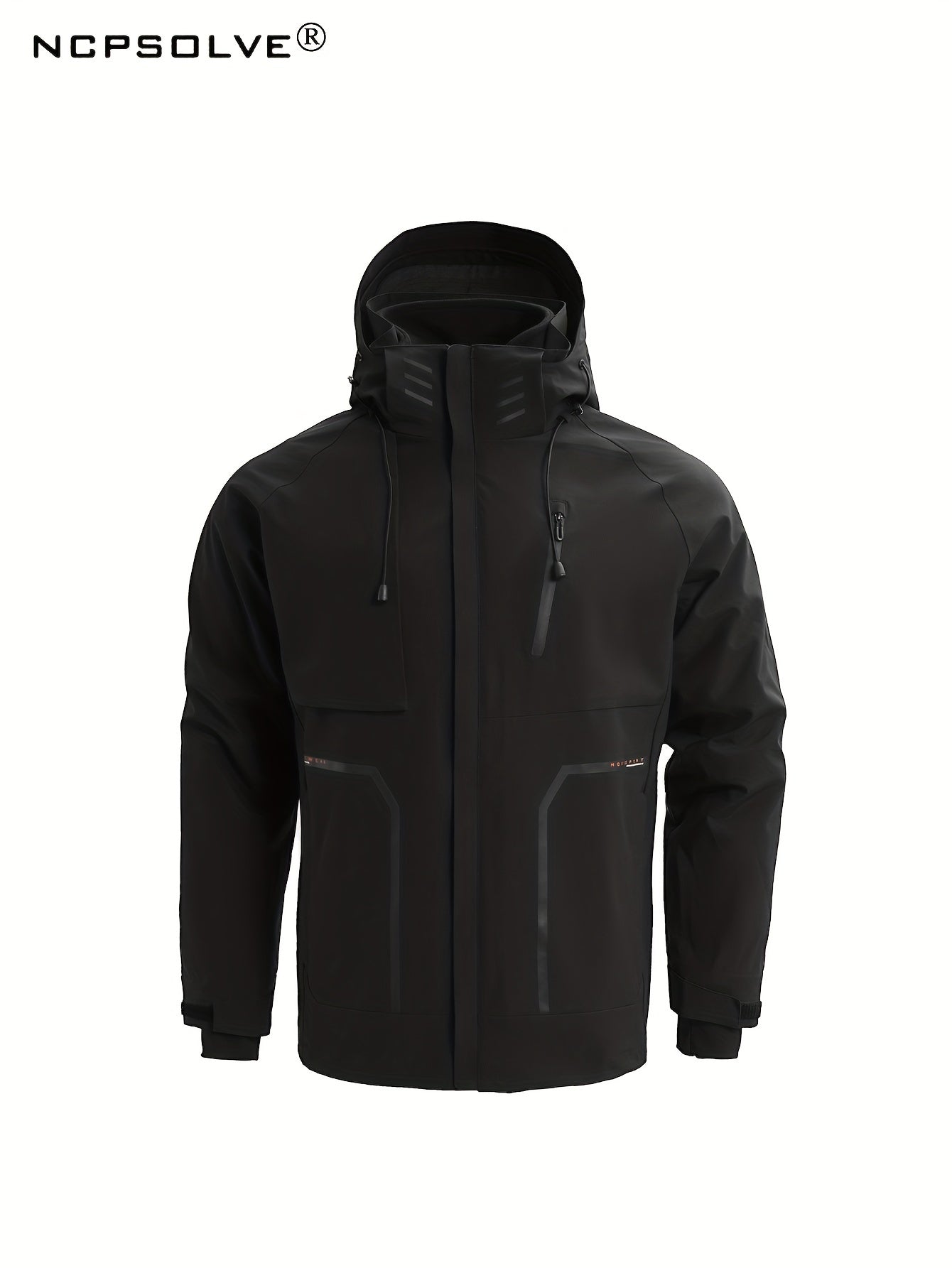Men's 3-in-1 Outdoor Jacket Hooded Windbreaker