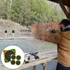 50pcs Splatter Paper Targets 20x32cm Self Stick for Practice