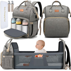 Large Capacity Mommy Bag with Crib