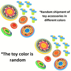 Colorful Layer Spinning Tops Family Game Gift