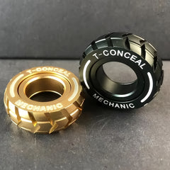 Metal Ring Spinning Top Durable Smooth Surface Indoor Outdoor Toy
