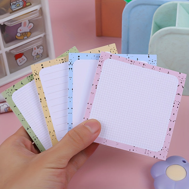 4pcs Sticky Notes Memo Pad Mini Message Book Learning Notebook