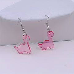 Fun Dino Acrylic Earrings for a Playful Look