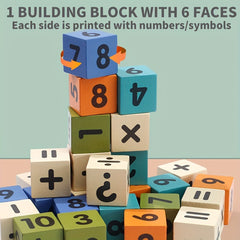 Wooden Toy Math Operations Board Game