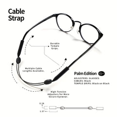 Adjustable Glasses Strap Eyewear Retainers Anti Slip Silicone Eyeglass Strap