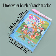 Water Painting Book Cartoon Graffiti Magical Self-disappearing