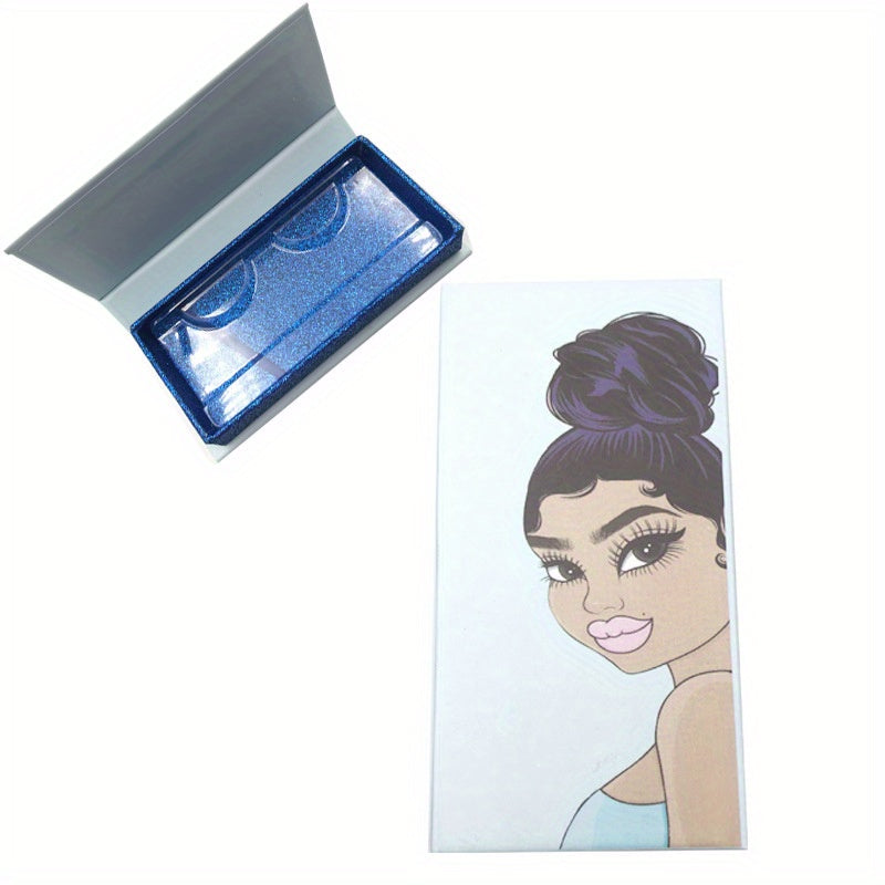 Rectangular Beauty Magnetic False Eyelash Packaging Box 5D Mink Eyelashes
