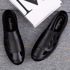 Men's Cut Out Slip On Loafers Casual Walking Shoes