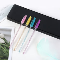 50pcs Mascara Wands Spoolie Brush Eyebrow Eyelash Extension Applicator