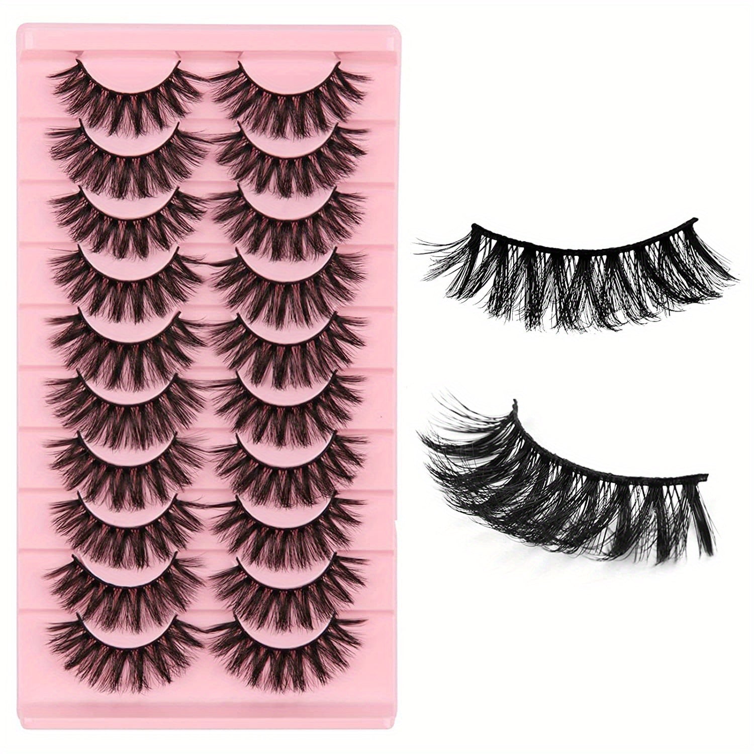 3D False Eyelashes Simulated Thick Curling Lashes Natural Look