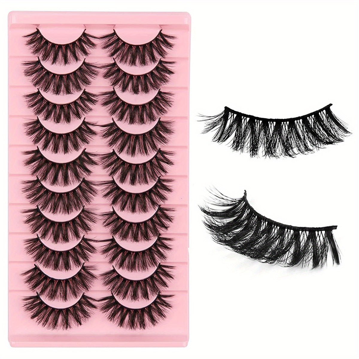 3D False Eyelashes Simulated Thick Curling Lashes Natural Look