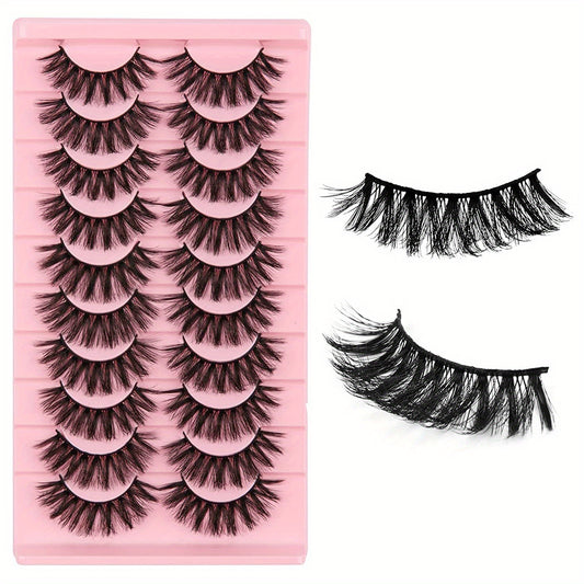 3D False Eyelashes Simulated Thick Curling Lashes Natural Look