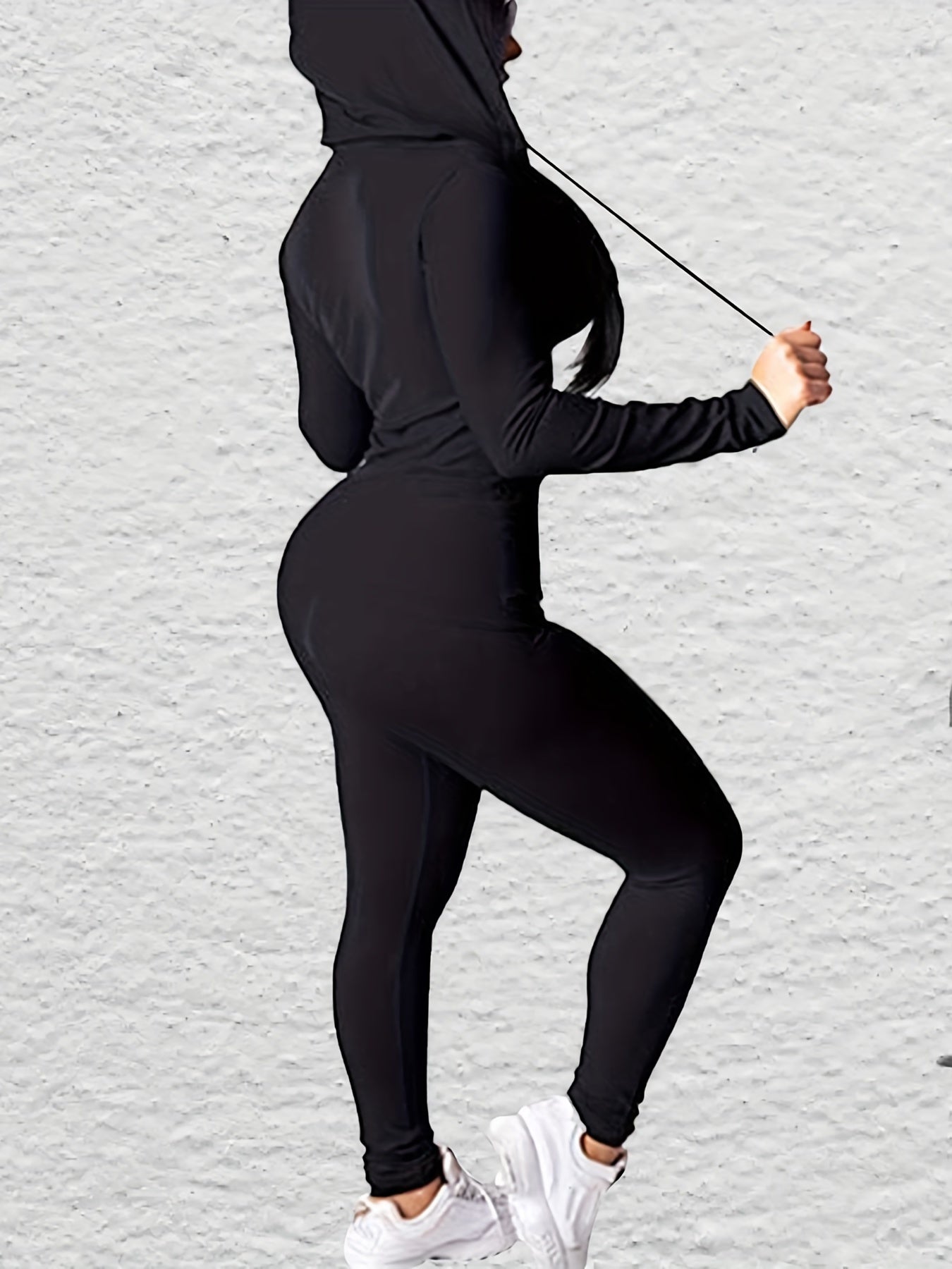 Two Piece Set Hoodies Sweatshirt & Pants Outfits Women's Clothing