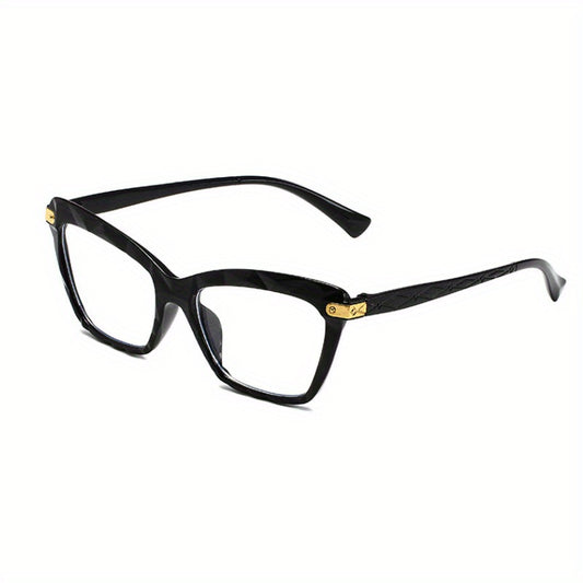 Cat Eye Anti Light Glasses For Women Men Students Jelly Frame