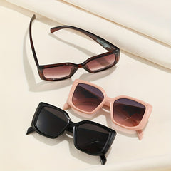 Large Square Sunglasses Mod Jelly UV400 Sun Shades For Driving