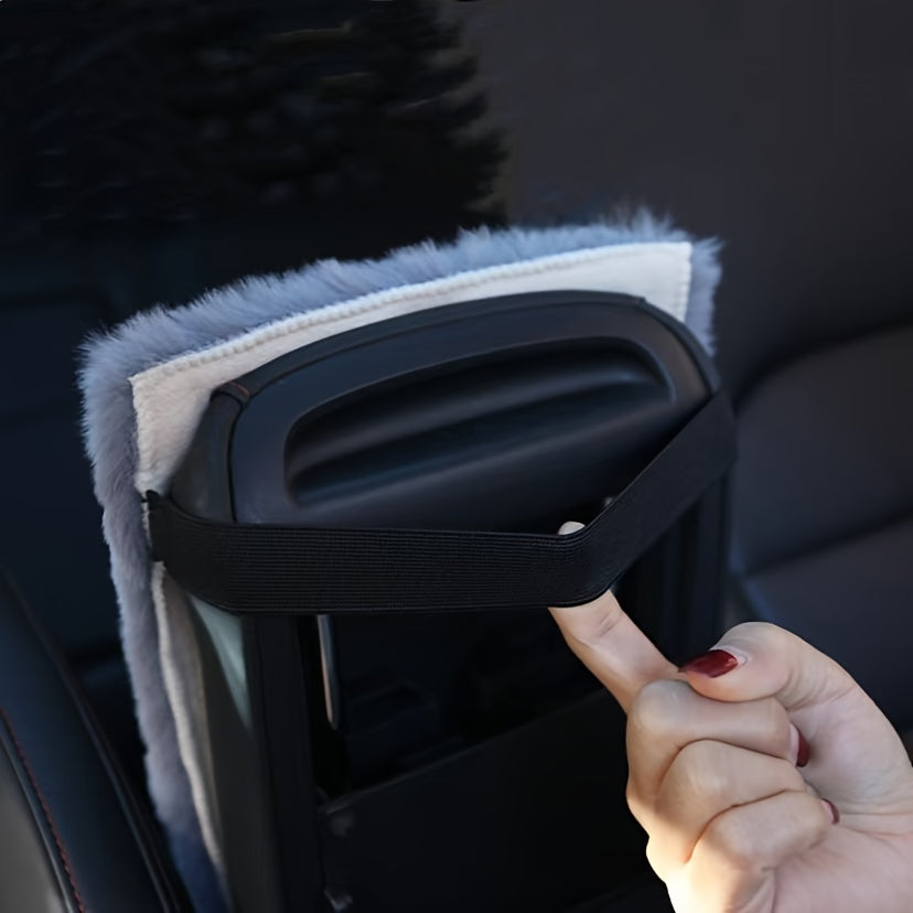 Car Armrest Pad Soft Plush Armrest Pad Car Center Armrest Pad Car Accessories