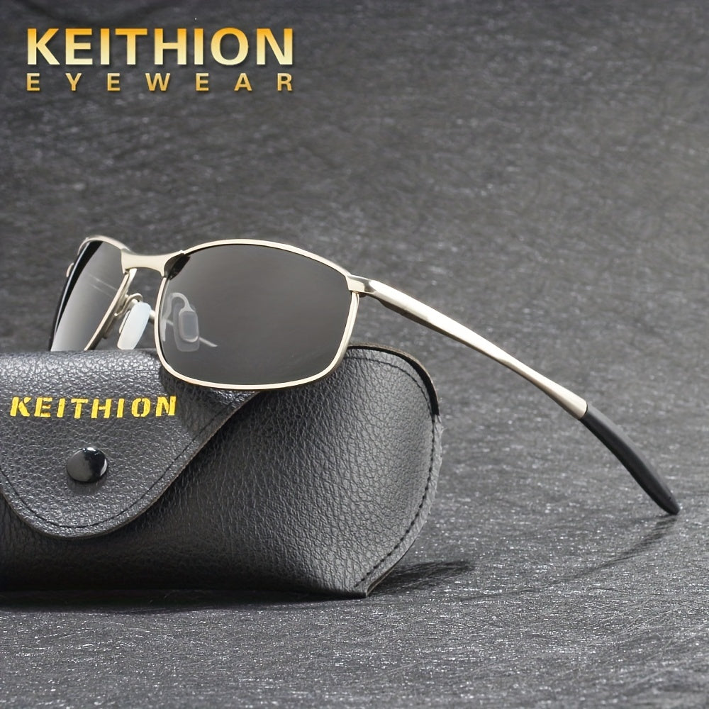 KEIHION Polarized Sports Sunglasses Metal Frame UV400