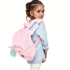 European Unicorn Plush Backpack for Toddlers