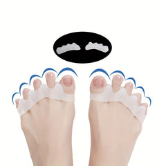 9pcs Silica Gel Toe Separators for Foot Health