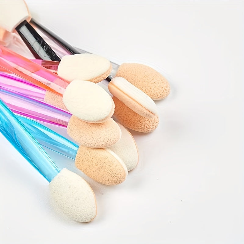 10pcs Sponge Eyeshadow Applicators Double Sided Makeup Applicator