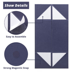 Square Favor Boxes With Magnetic Closure Lid 20x20x10cm