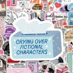 100 Glitter Fun Reading Meme Stickers Luminous Decorative Stickers