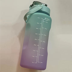 Gradient Water Bottle 26oz Sports Cup Portable Drinkware for Outdoor Activities