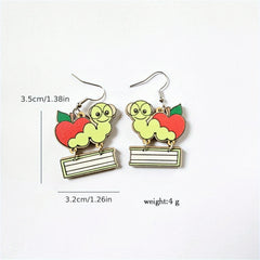 Sunflower Scales Earrings - Perfect for School & Graduation