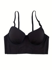Solid Push Up Bra Comfy & Anti Sagging Bra