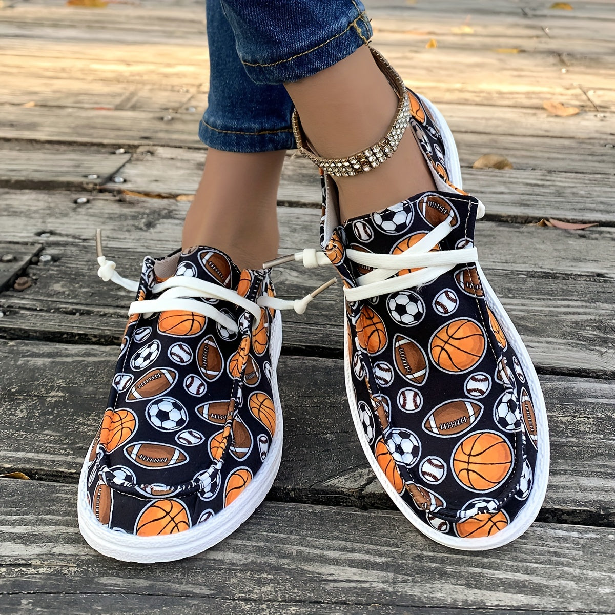 Rugby Baseball Element Women's Canvas Flat Shoes Slip On Lightweight Sneakers