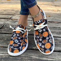 Rugby Baseball Element Women's Canvas Flat Shoes Slip On Lightweight Sneakers