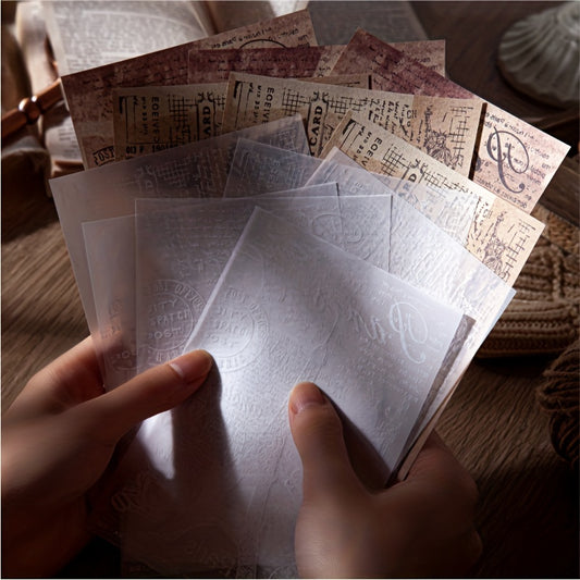 30pcs Vintage Journal Paper Decorative Scrapbooking Diary Album Retro
