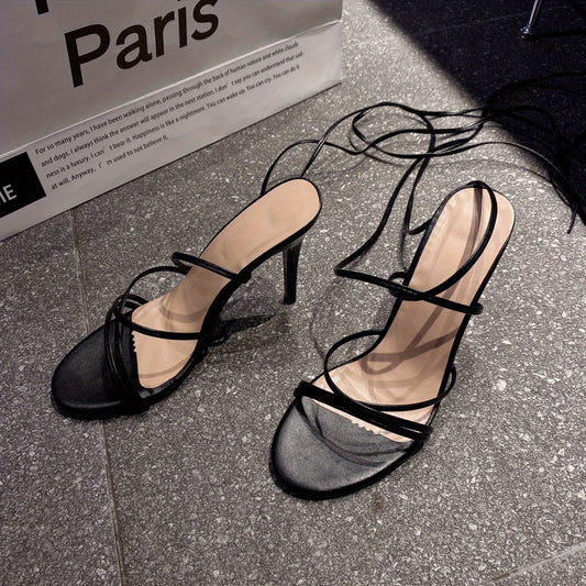 Stiletto Heeled Lace Up Pumps Women's Summer Shoes