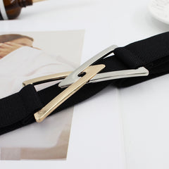 Women Elastic Wide Belt Stretch Lady Dress Belts