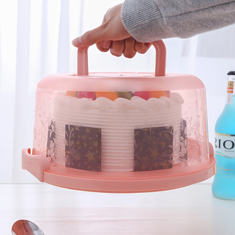 Portable Cake Box Dustproof Anti-smear Cake Storage Box