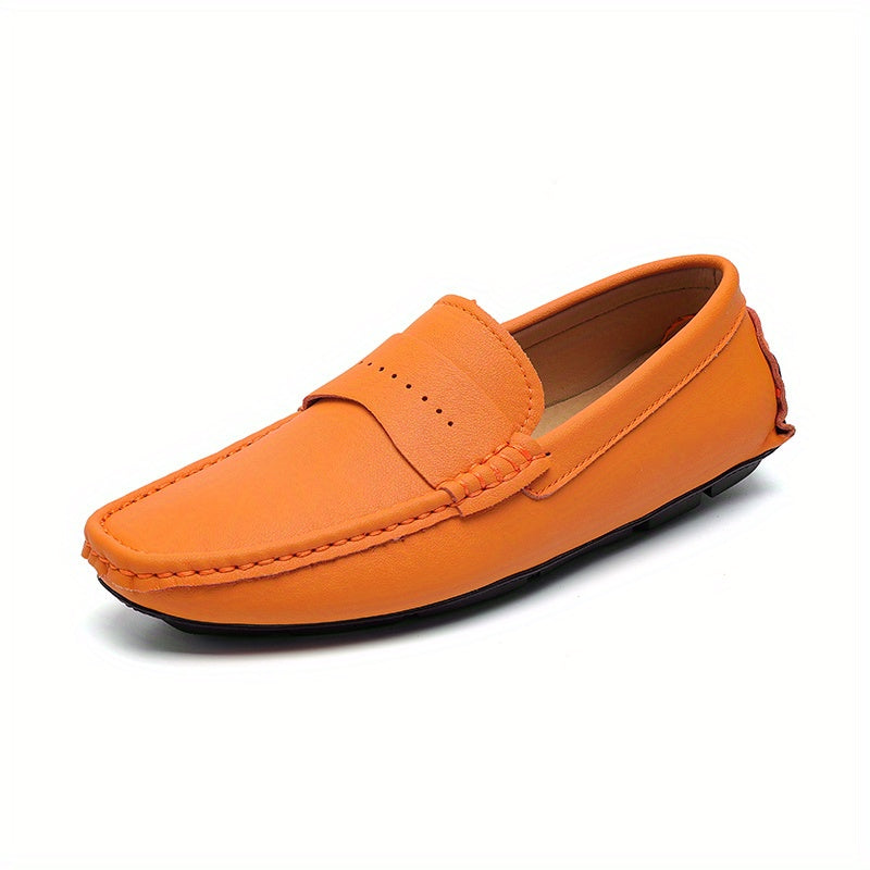 Men's Comfy Moccasin Loafer Shoes Non-slip Slip On Driving Shoes