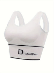 Wireless Sports Bra for Women, Comfy & Breathable Workout Tank Bra