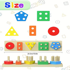 Montessori Wooden Sorting Stacking Toys