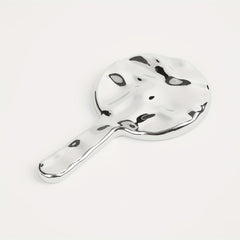 Creative Wave Pattern Handheld Makeup Cosmetic Mirror