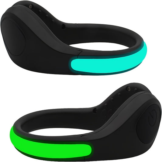 RGB Strobe Shoe Clip Lights Safety Gear for Runners Joggers Bikers