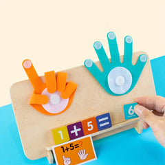Wooden Arithmetic Learning Board for 3-yr-old Kids